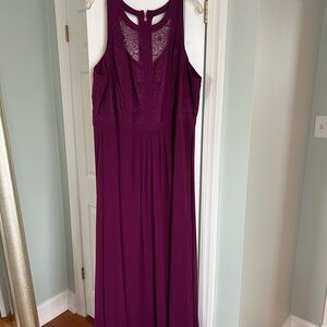City Chic Deep Purple Maxi Dress